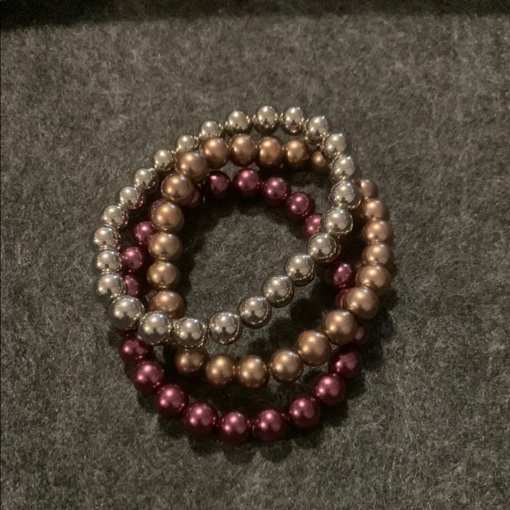 Elegant Multi-Color Beaded Bracelet Set